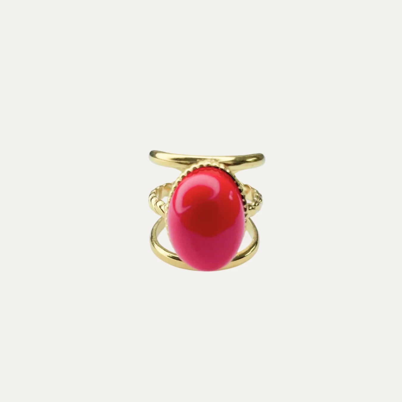 Anillo Brillo de Flor