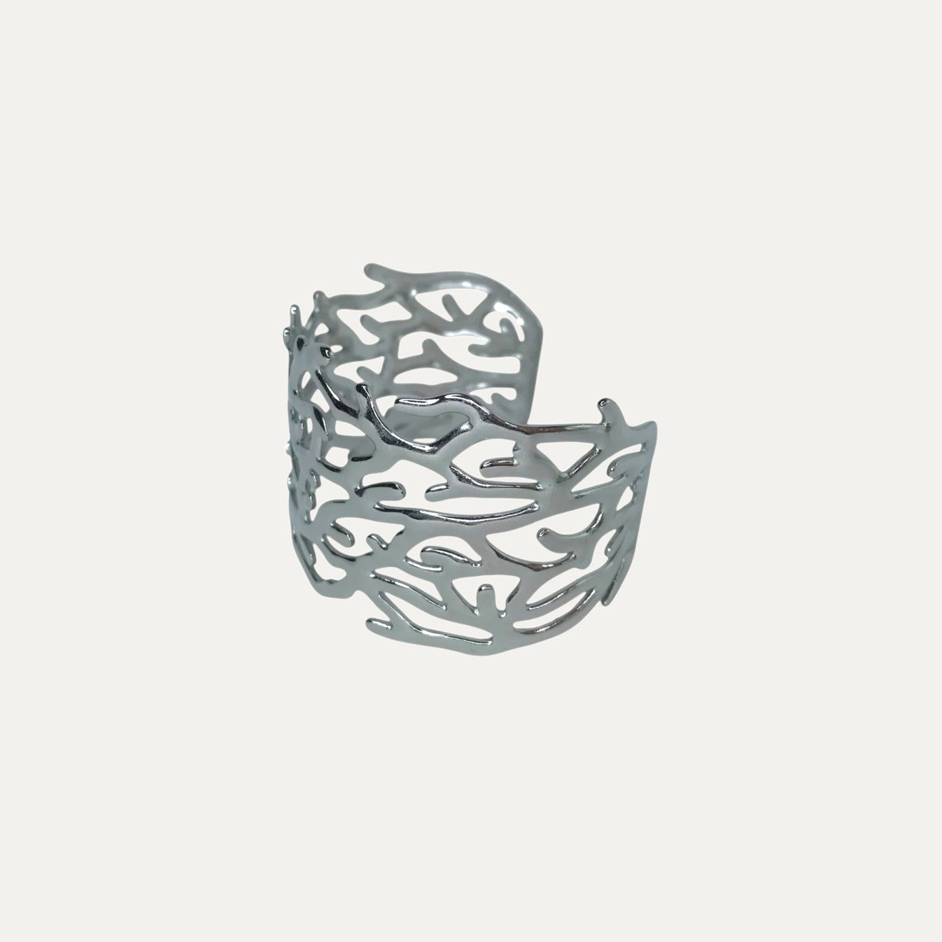 Brazalete Alga Plateada