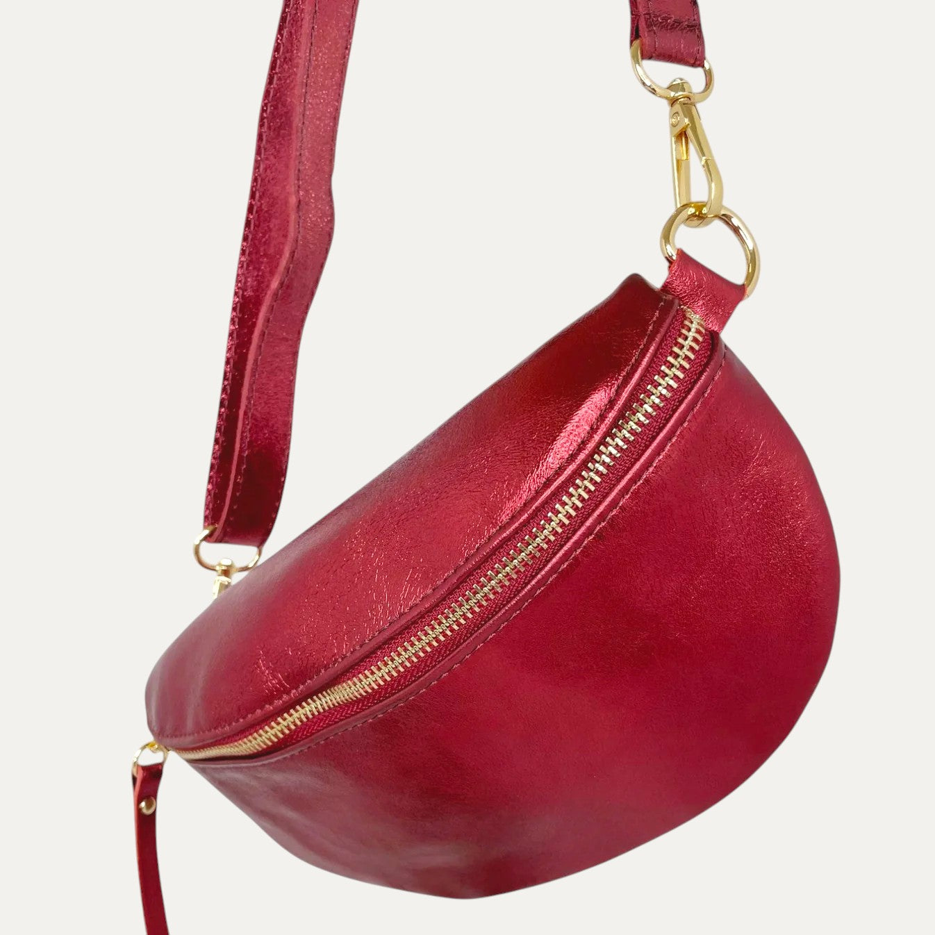 Bandolera Piel Lisa
