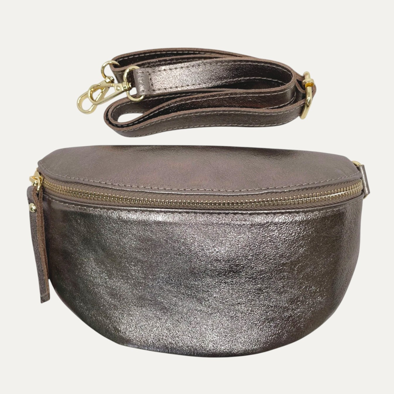 Bandolera Piel Lisa