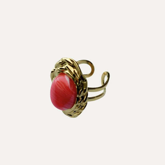 Anillo Reflejo de Flor