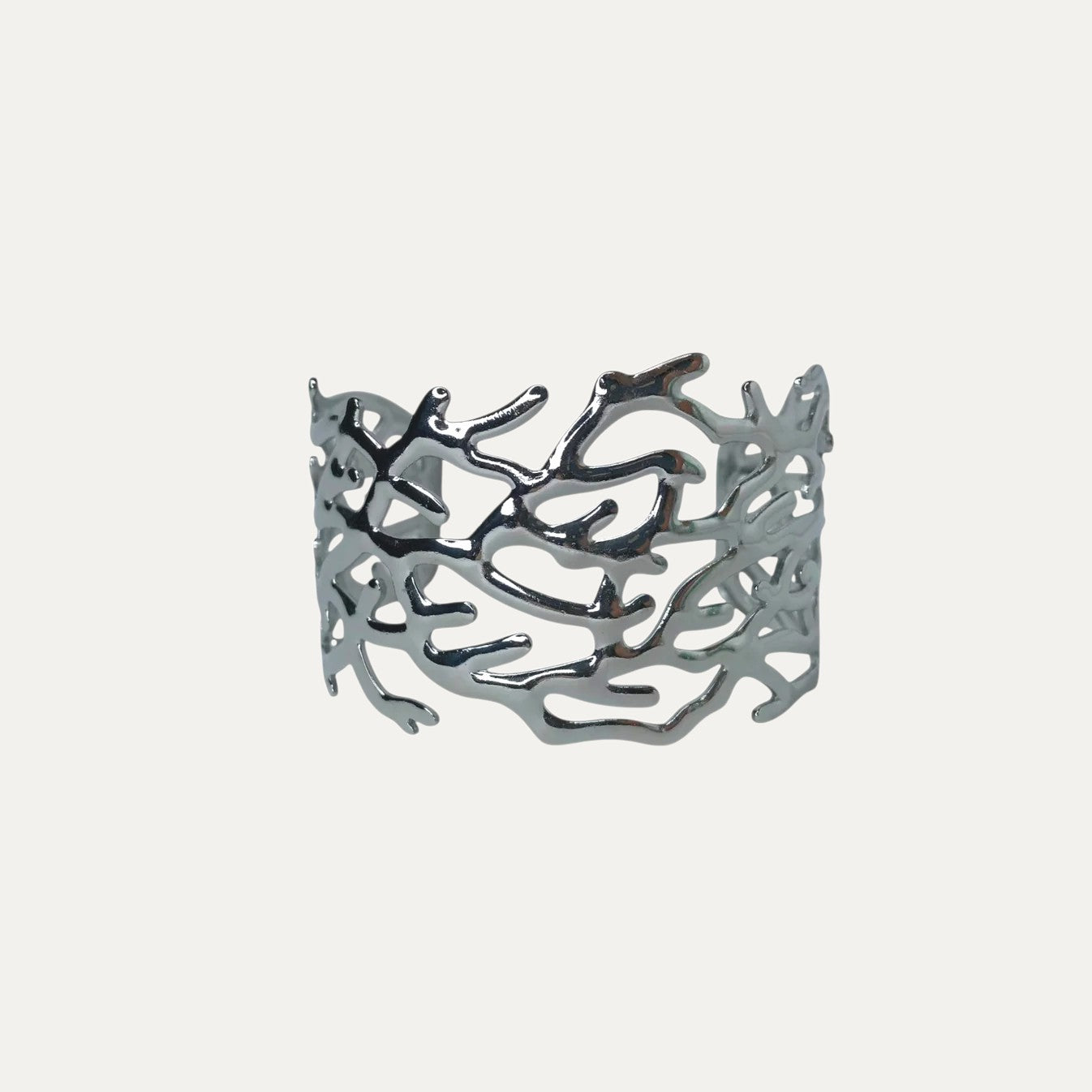 Brazalete Alga Plateada