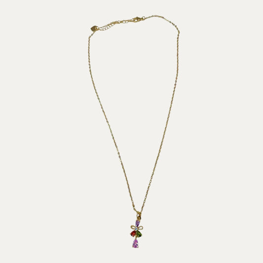 Collar Flor Tres Colores