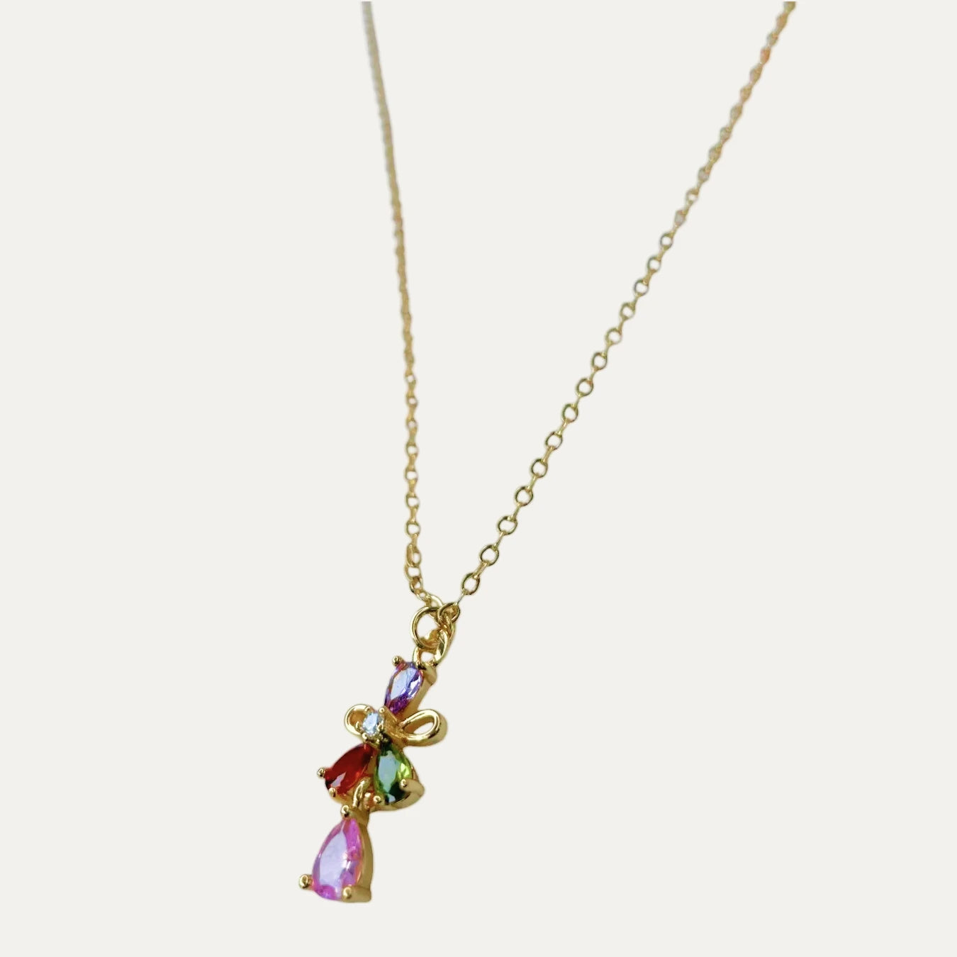 Collar Flor Tres Colores