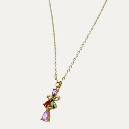 Collar Flor Tres Colores